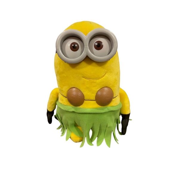 Minions Despicable Me 3 Deluxe Talking Huggable Hula Jerry Minion Plush. - Picture 12 of 14
